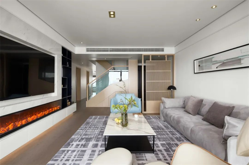 150㎡現(xiàn)代風(fēng)格新家實拍丨拒絕土味審美，照著裝，秒變小區(qū)樣板間